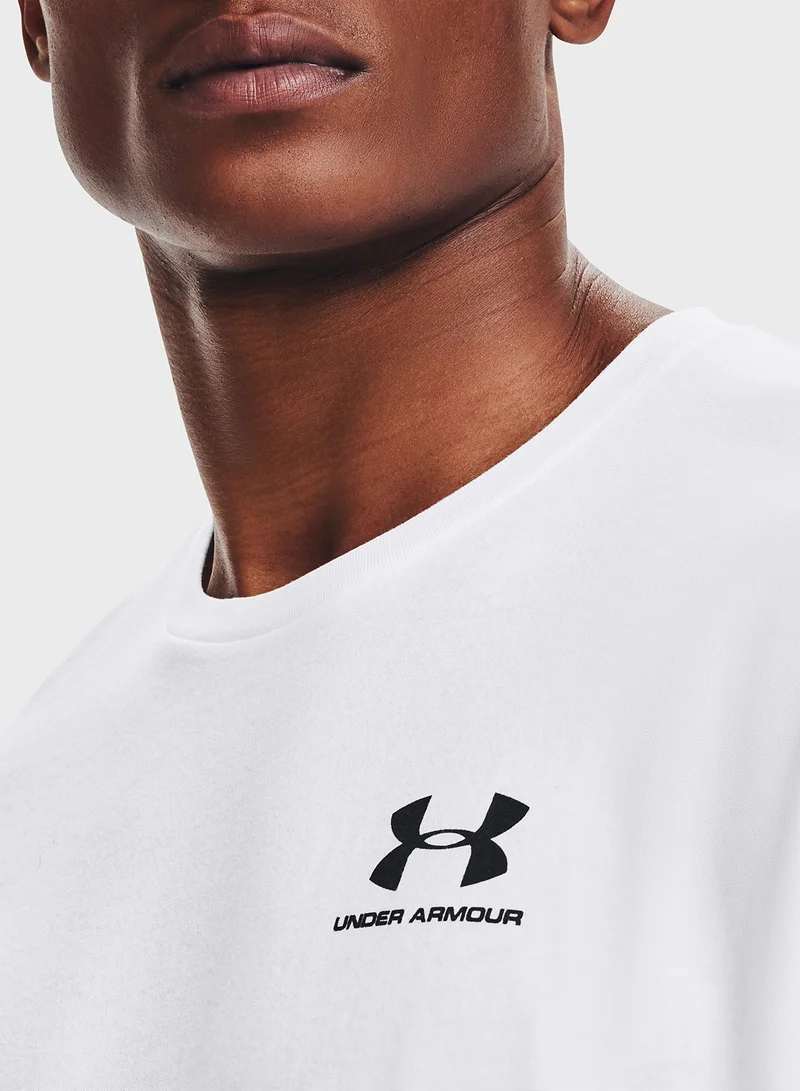 UNDER ARMOUR Sportstyle LC Logo Short Sleeve T-shirt