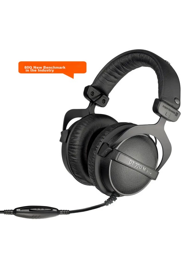 Beyer Dynamic Beyerdynamic Dt 770 M, Over-ear, Professional Recording, Closed-back Monitoring Headphones, 80 Ohm Low Impedance Version - Image 4