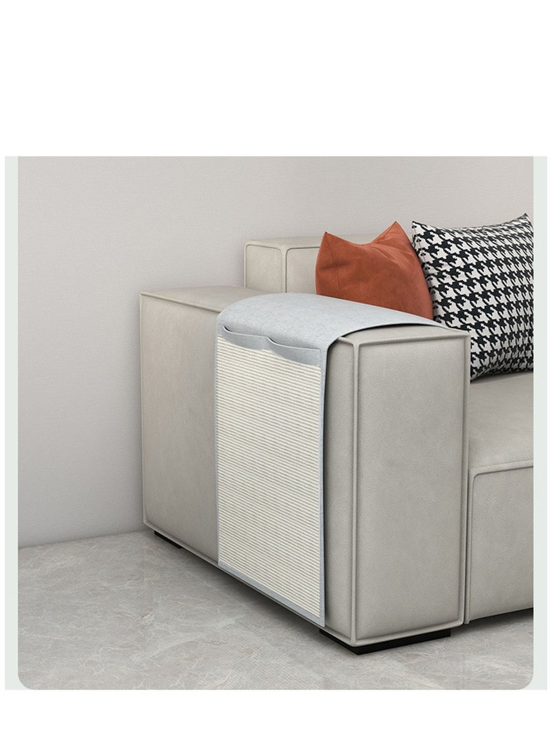 Arabest واقي للأريكة من خدش القطط، واقي أثاث من خدش القطط، وسادة خدش لحماية أثاث السيزال الطبيعي للقطط، سجادة خدش للسرير، الأريكة، الأريكة، المقعد، الكرسي - Image 5