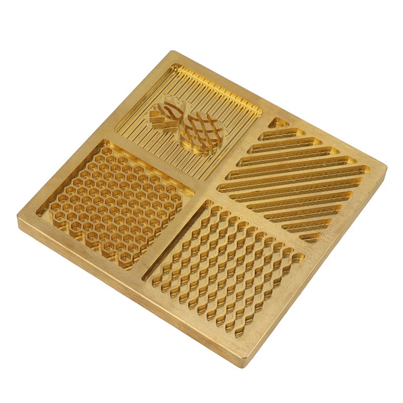 Brass Ice DIY Tray Personalized Square Cocktails Ice Stamp Tray for Ice Cocktails Whiskey Bartender - Image 5