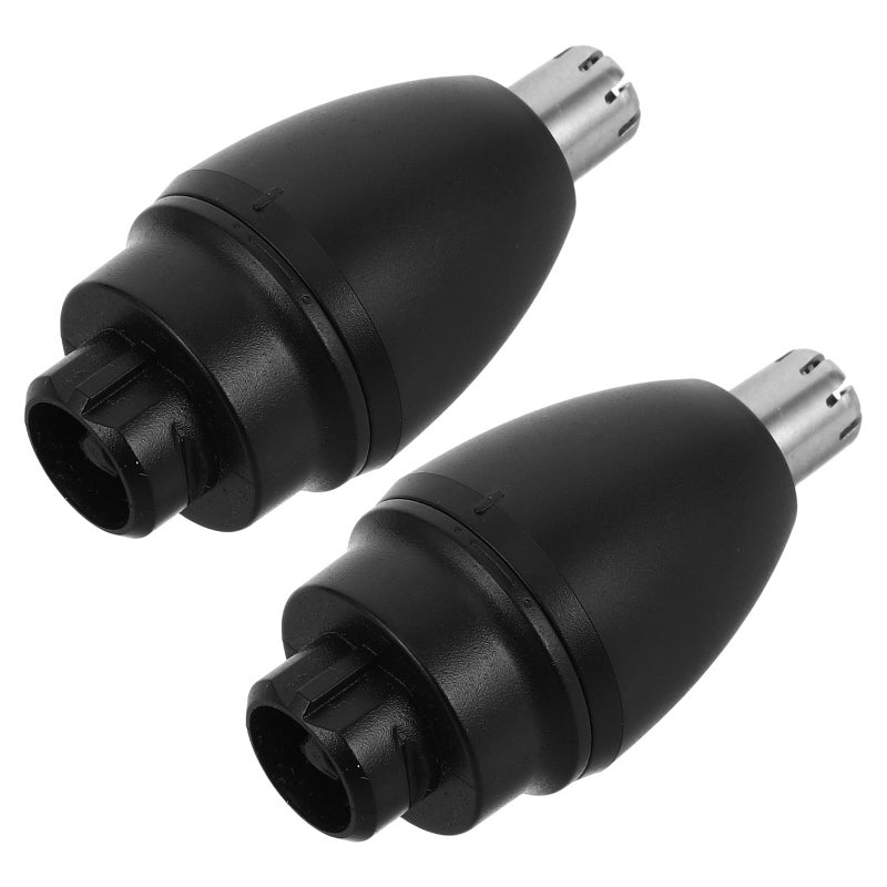 Universal Replacement Nose Hair Trimmer Heads 2 Pack Mens Grooming Accessories - Image 2