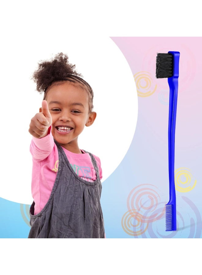 Ucanbe 3-Piece Slick Back Hair Brush Set, Hair Brush, Edge Control Brush, Teasing Comb & Rat Tail Comb for Women, Babies & Kids - Image 4