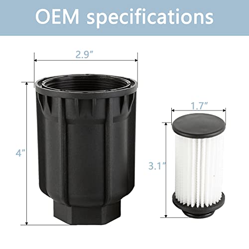 GETOPAUTO UF106 Kit of Diesel Exhaust Fluid DEF Urea Filter Cross-Reference 4388378 2122909 1421089 A0001421089 1421089 A0001421089 PE17002 KIT UF106 U58/7 KIT U58/9 KIT 2122209PE UF106V(set of 4) - Image 3