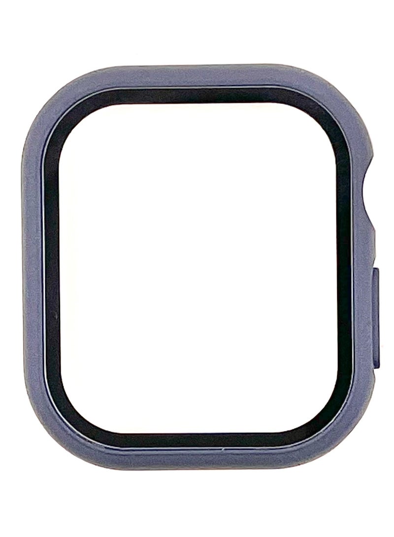 APPLE I WATCH CASE WITH GLASS S10 42 MM - BLUE