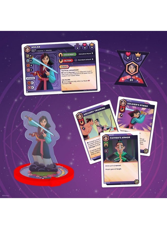 USAopoly Disney Sorcerer’S Arena: Epic Alliances At The Ready Expansion ; Featuring Robin Hood Mrs. Potts And Mulan ; Officially Licensed Disney Strategy & Family Board Game ; Ages 13+  - Image 5