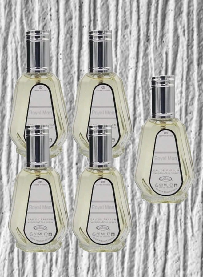 الرحاب 5 قطع عطر رويال للرجال 50 مل - Image 1
