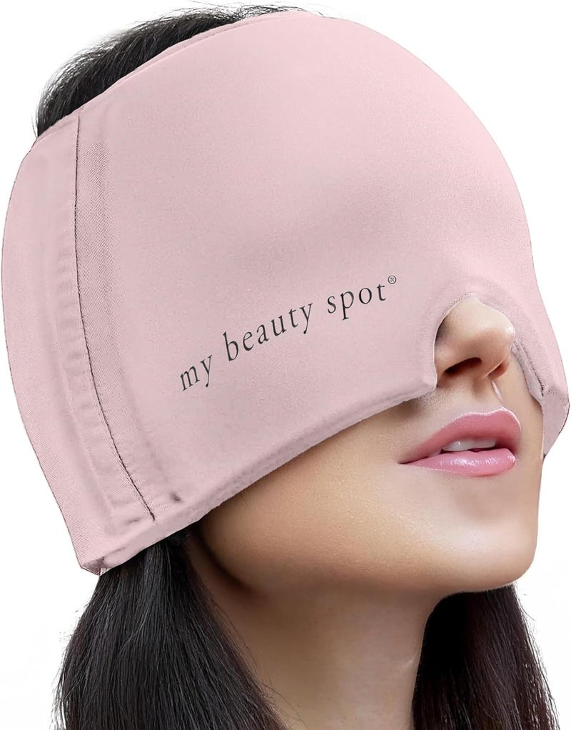 My Beauty Spot My Beauty Spot Migraine Relief Cap Hot and Cold Headache Relief Cap Gel Mask, Hangover Headache Relief, Blue