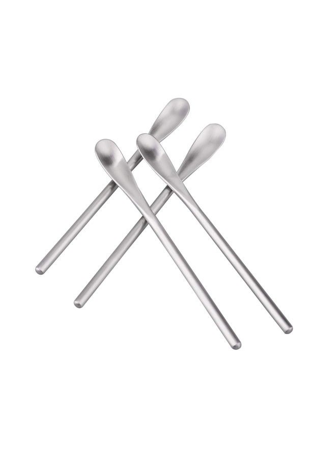 IMEEA Coffee Stirrers Demitasse Espresso Spoons SUS304 Stainless Steel Coffee Stir Sticks 5.9-Inch Tea Spoon, Set of 4 - Image 1