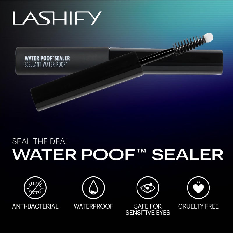 Lashify Water Poof Sealer to Remove Stickiness, Repel Water & Improve Longevity for DIY Lash Extensions, Black - Image 2