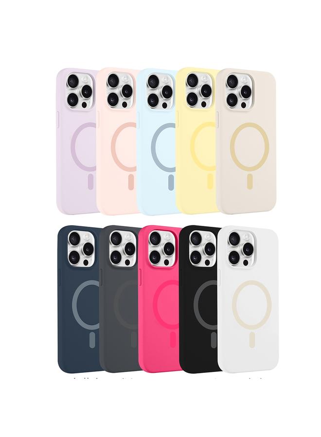 Zaboon Case For iPhone 12 Pro Pure Color Liquid Silicone MagSafe Phone Case - Image 2