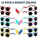 GINMIC Kids Sunglasses Party Favors 12Pack Valentines Neon for Kids Boys and Girls Great Gift Birthday Supplies Beach Pool Favors Fun Gift Toys Goody Bag Favors 80s Accessories - Image 3