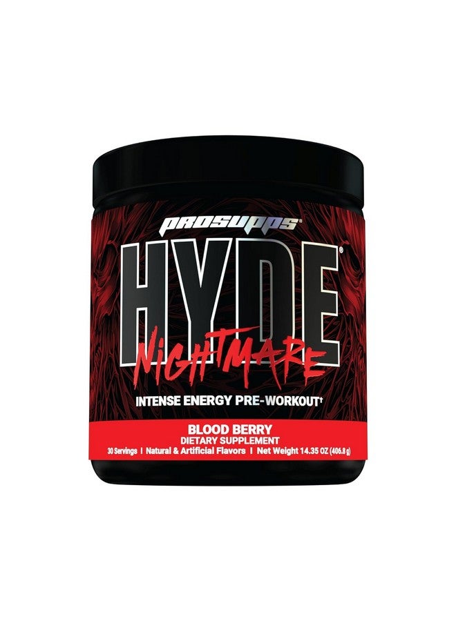 ProSupps PROSUPPS Mr. Hyde Nightmare Pre Workout Powder with Caffeine & Beta Alanine - Preworkout for Intense Energy, Mental Focus & Performance - Gym & Fitness Supplements (Blood Berry, 30 Servings) - Image 1