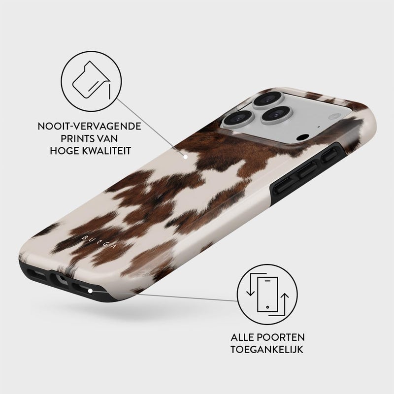 BURGA Unisex Phone Case for iPhone 17 Pro Max – Dual-Layer Hybrid Design with Shock-Absorbing TPU & Durable Exterior, Scratch-Resistant Finish and Raised Bezel Edge for Screen Protection & Daily Use - Image 3
