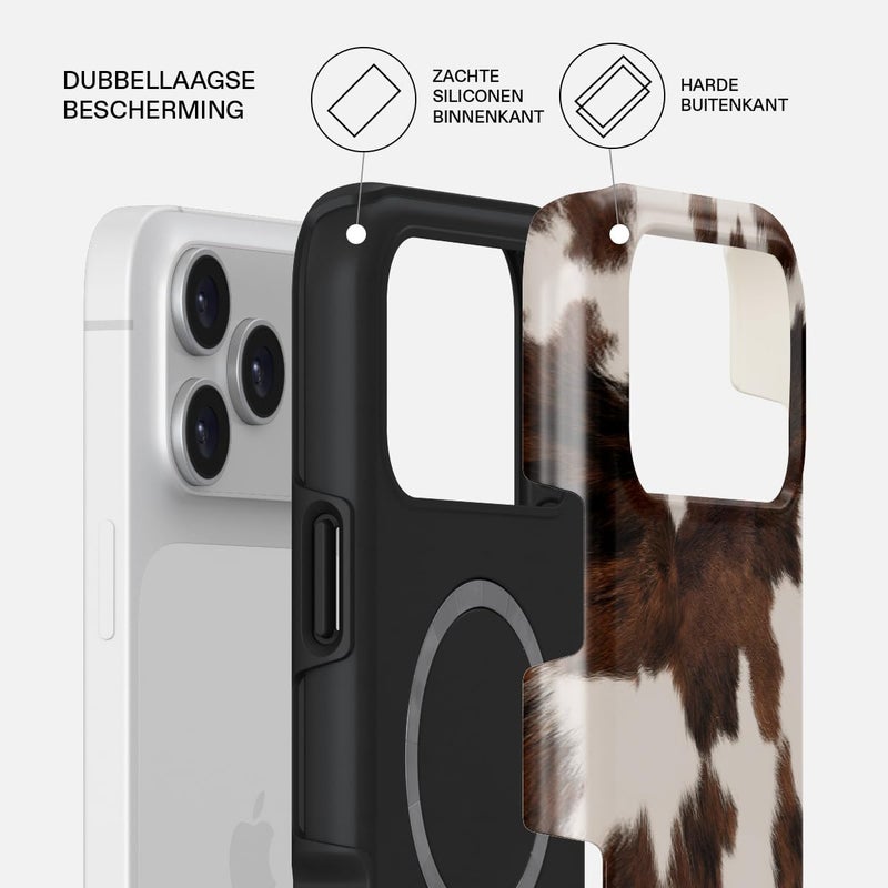 BURGA Unisex Phone Case for iPhone 17 Pro Max – Dual-Layer Hybrid Design with Shock-Absorbing TPU & Durable Exterior, Scratch-Resistant Finish and Raised Bezel Edge for Screen Protection & Daily Use - Image 2