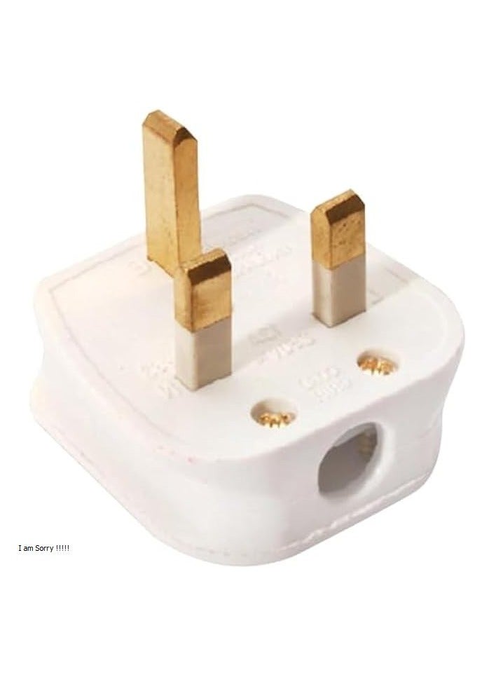 إيروريكس قابس كهربائي بريطاني 13 أمبير بثلاثة دبابيس