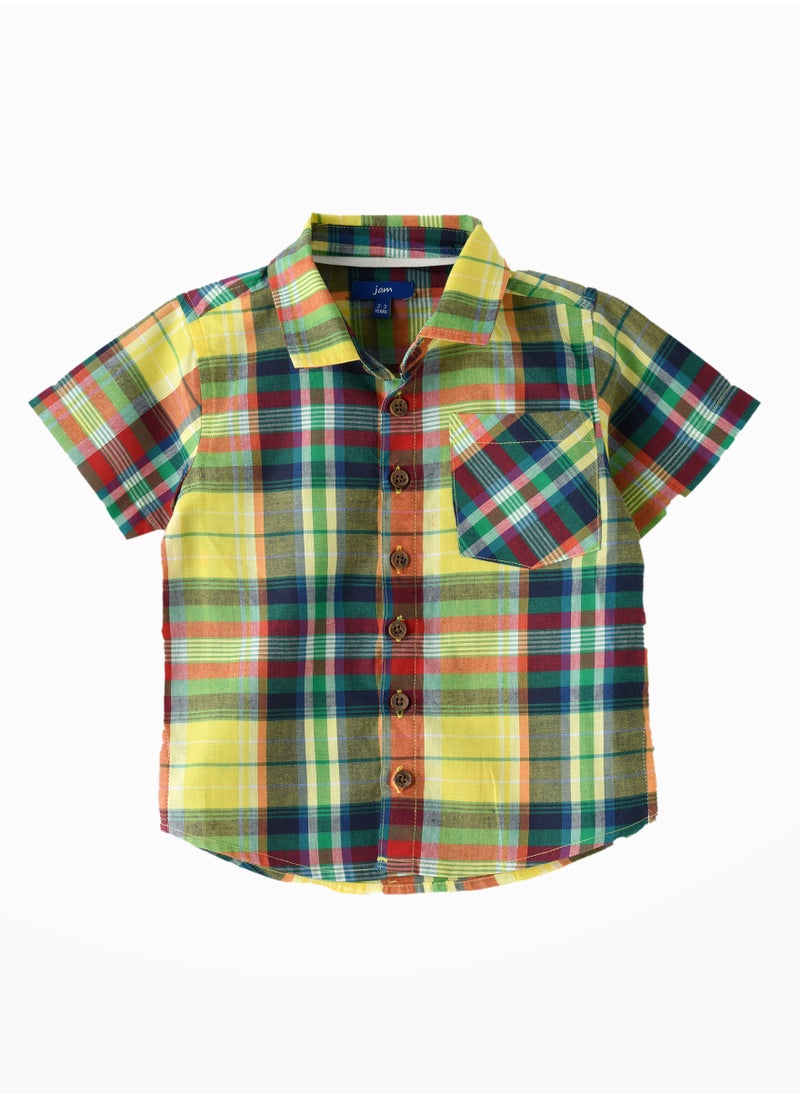 JAM Boys' Classic Cotton Shirt Timeless Comfort & Everyday Versatility  - Image 1
