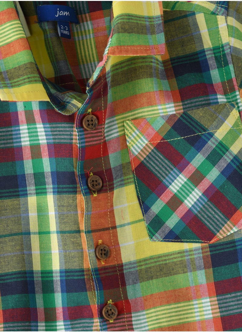 JAM Boys' Classic Cotton Shirt Timeless Comfort & Everyday Versatility  - Image 3
