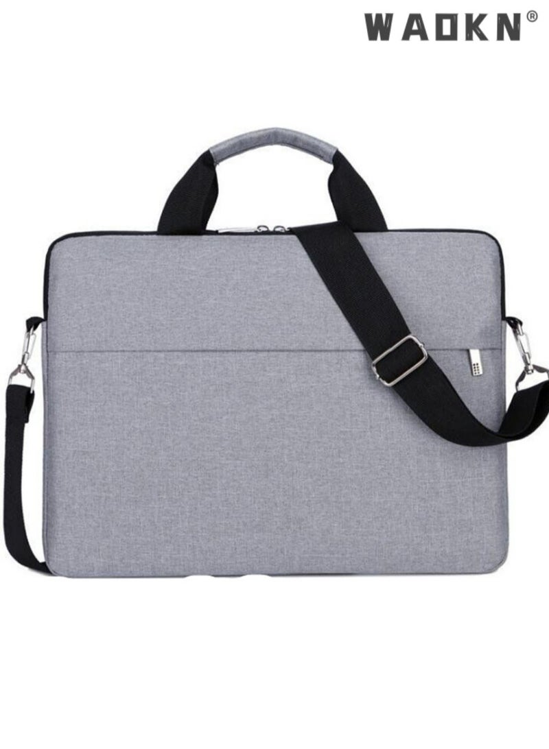 WAOKN Laptop Shoulder Bag Laptop Shoulder Bag Laptop Tote,Unisex Computer Bag Simple Student Shoulder Bag, Men's or Women's 15 Inch Laptop Bag Briefcase Suitable for Travel/Business Tote Bag  - Image 1
