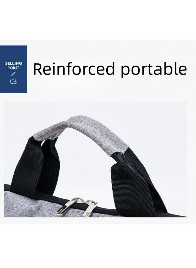 WAOKN Laptop Shoulder Bag Laptop Shoulder Bag Laptop Tote,Unisex Computer Bag Simple Student Shoulder Bag, Men's or Women's 15 Inch Laptop Bag Briefcase Suitable for Travel/Business Tote Bag  - Image 5