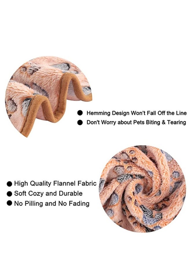 أغطية جراء الكلاب، عبوة من 3 قطع تتميز بكونها ناعمة للغاية ودافئة، حصيرة نوم رقيقة من الفرو الفاخر، بطانيات للحوامل الفاخرة - Image 4