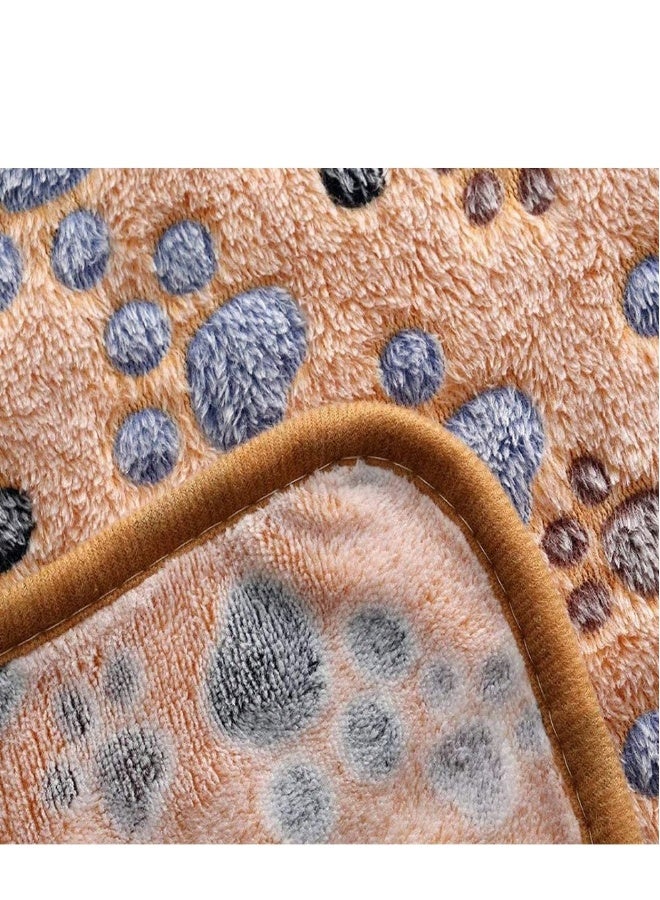 أغطية جراء الكلاب، عبوة من 3 قطع تتميز بكونها ناعمة للغاية ودافئة، حصيرة نوم رقيقة من الفرو الفاخر، بطانيات للحوامل الفاخرة - Image 2