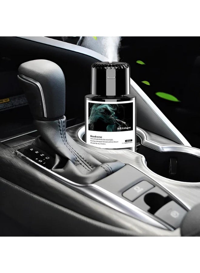 ليفي معطر هواء السيارة مع جهاز عرض النجوم الذكي – معطر هواء السيارة | معطر هواء للسيارة، عطر هواء وموزع هواء - موزع عطر رذاذ بارد قابل لإعادة الشحن USB مع رائحة كولونيا ممتازة للسيارة والمنزل والمكتب وغرفة النوم | معطر جو للسيارة والمنزل، جهاز توزيع العطور الذكي - Image 2