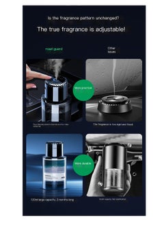 LIVVY Car Air Freshener with Smart Starry Projection – معطر هواء السيارة | Car Air Freshener, Air Fragrance & Air Diffuser – Rechargeable USB Cool Mist Perfume Dispenser with Premium Cologne Scent for Car, Home, Office & Bedroom | معطر جو للسيارة والمنزل، جهاز توزيع العطر الذكي  - Image 5