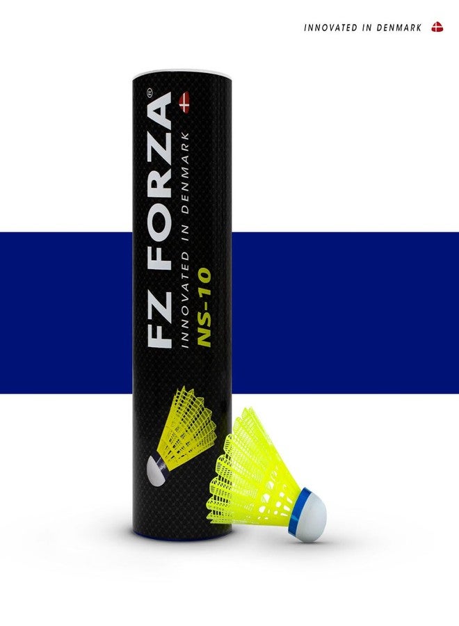 FZ Forza NS-10 Nylon Badminton Shuttlecock, Innovated in Denmark, Medium Speed, 6 Pieces - Image 2