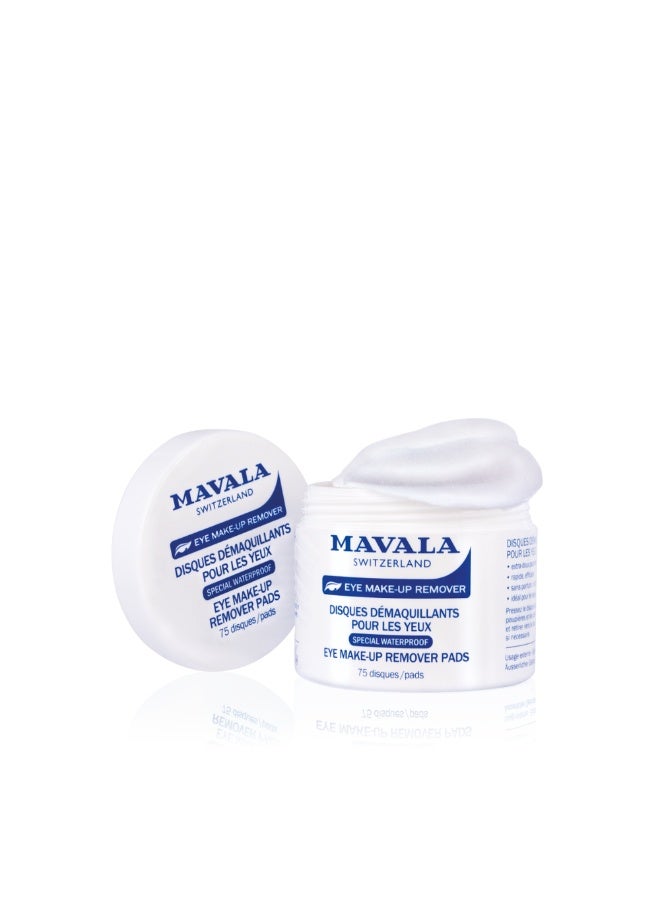 Malava Mavala Eye Make up Remover 75 Pads - Image 4