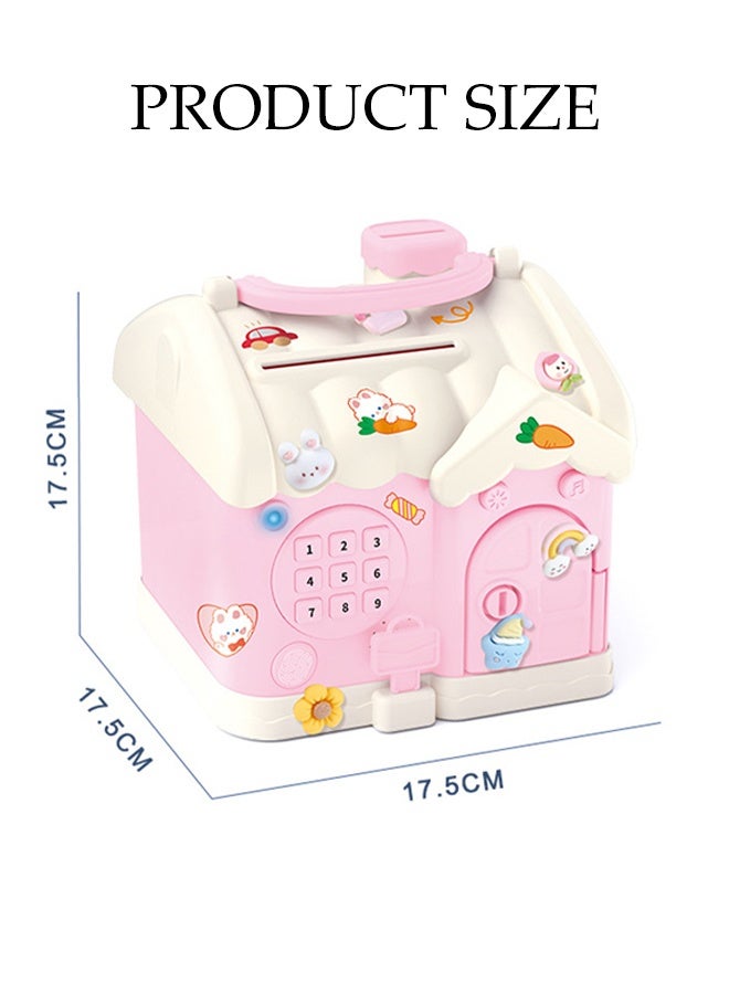 DUNISO Electronic Money Saving Box Mini Password Money Bank Kids Money Saving Box Cash Coin Schedule Planner Auto-Rolling Cash Pocket Money Organiser Upgraded for Boys Girls Toys Birthday Gift - Image 4