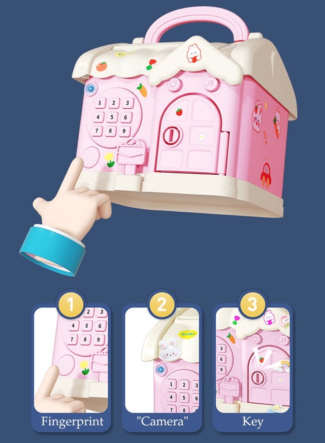 DUNISO Electronic Money Saving Box Mini Password Money Bank Kids Money Saving Box Cash Coin Schedule Planner Auto-Rolling Cash Pocket Money Organiser Upgraded for Boys Girls Toys Birthday Gift - Image 5