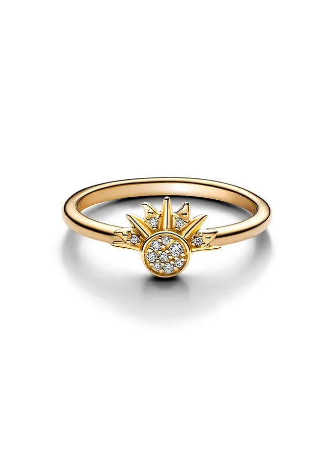 باندورا Celestial Sparkling Sun Ring