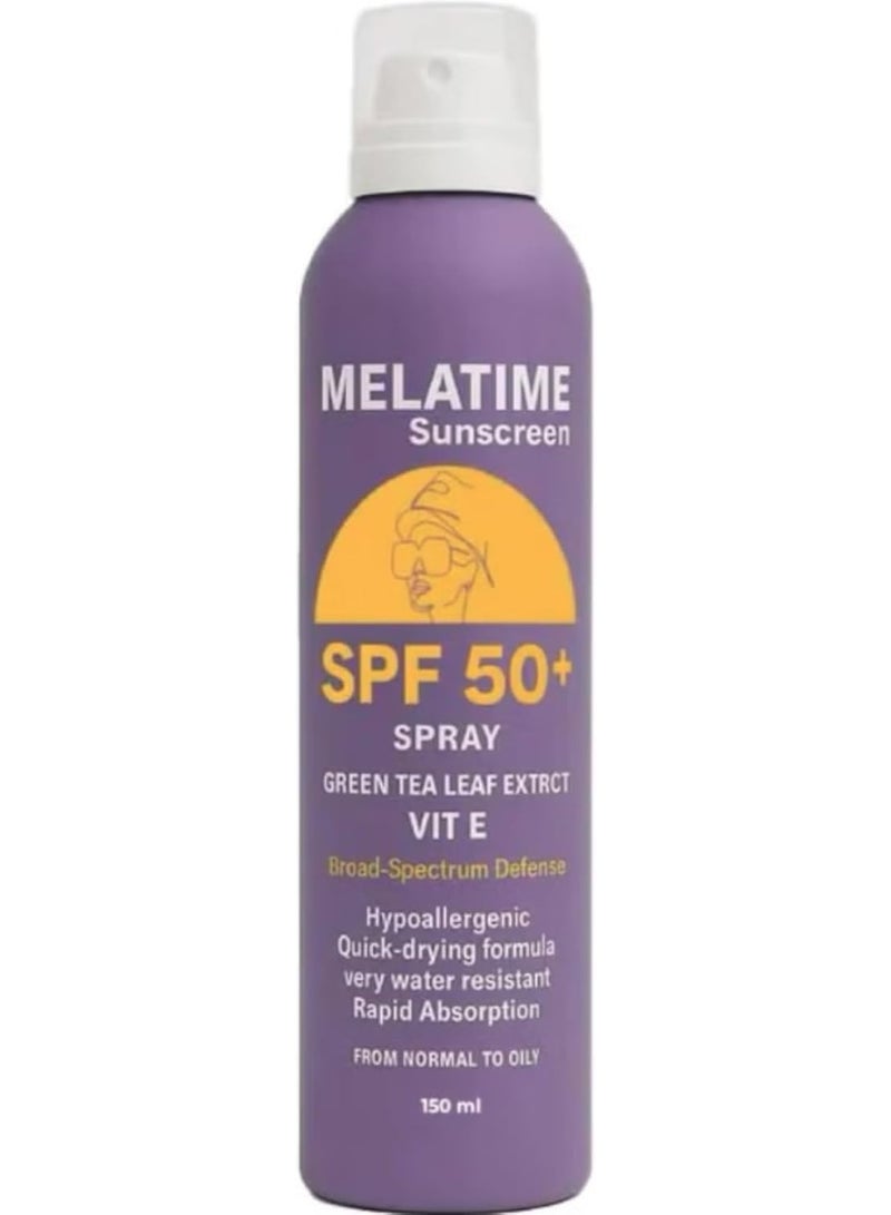 MELATIME Sunscreen Spray (SPF 50+) 150 ml