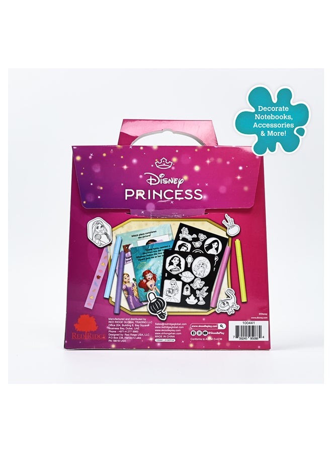 Disney Princess Color & Jewel Velvet Stickers | Decorate Notebook, Accessories & More | Age 3+ - Image 2