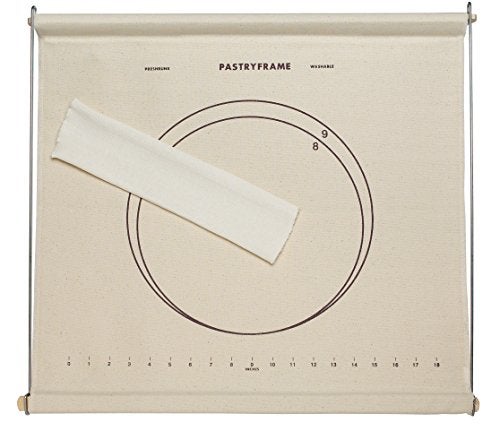 Mrs. Anderson's Baking Mrs. Anderson’s Baking Non-Stick Pastry Cloth Frame and Rolling Pin Cover Set, Collapsible with Printed Measurement Guides, 20-Inches x 20-Inches - Image 5