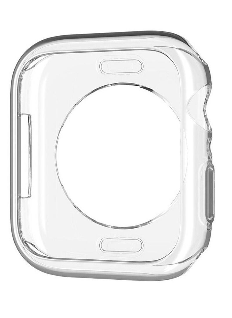 Silicone Case Clear Compatible with Apple Watch size 40 mm version 4 / 5 / 6 / 7 / SE - pzsku/Z0123D85288E81ACF0174Z/45/_/1656169114/f603a936-5dfc-434a-90be-11a7c422f309