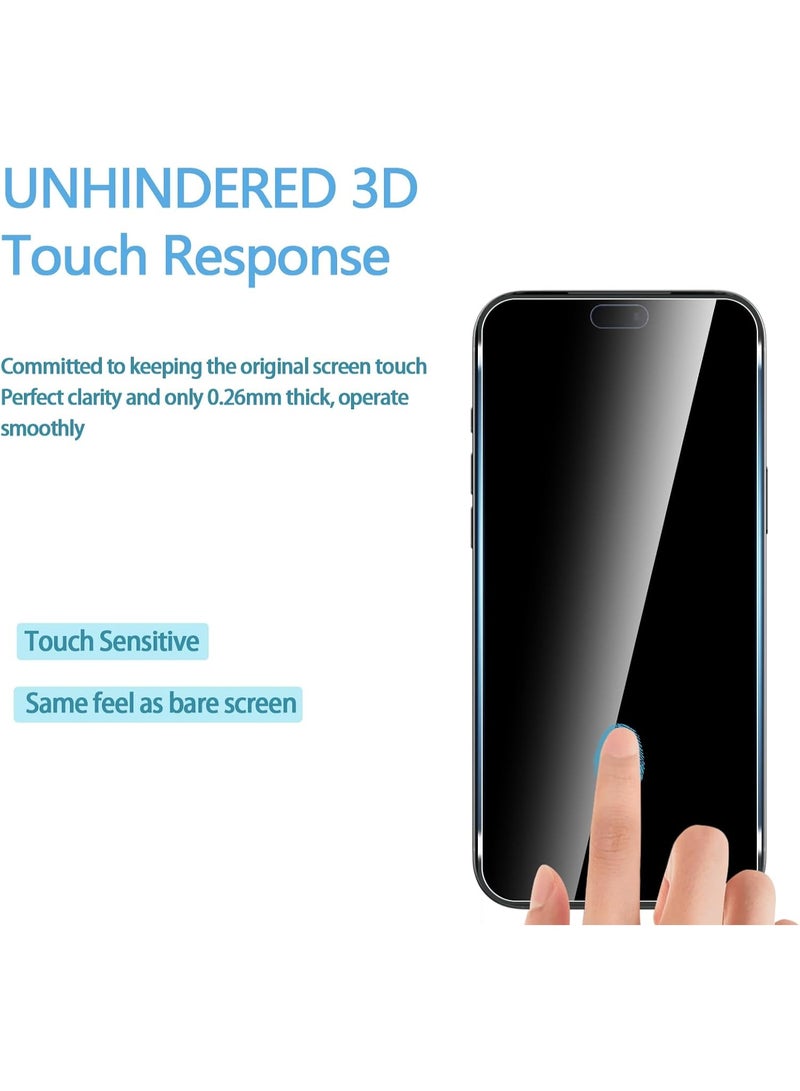 DUSALA 2-in-1 For iPhone 17 Pro Max transparent matte case + high-definition glass explosion-proof screen film set, shockproof protection hard back ultra-thin phone case, anti-fingerprint (Orange) - Image 5