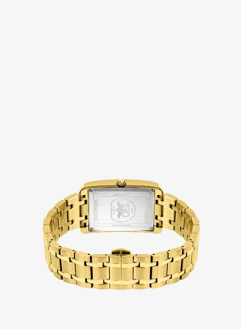 Rotary  Rotary Men's Heritage Astoria Rectangular Gold Plated Stainless Steel Bracelet Watch - RGB05753/01 for Men | Best Price UAE