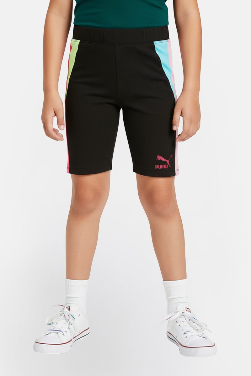 PUMA شورتات دراجات رياضية للبنات، متعددة الألوان - Image 1