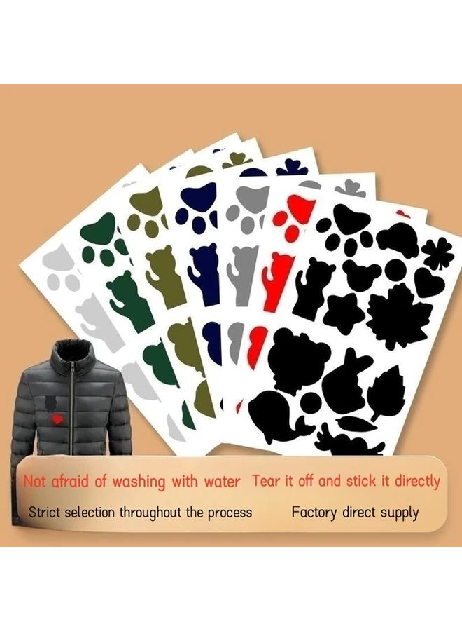 Navy Blue Washable Fabric Repair Patch Self Adhesive No Trace No Ironing for Clothes - Image 5