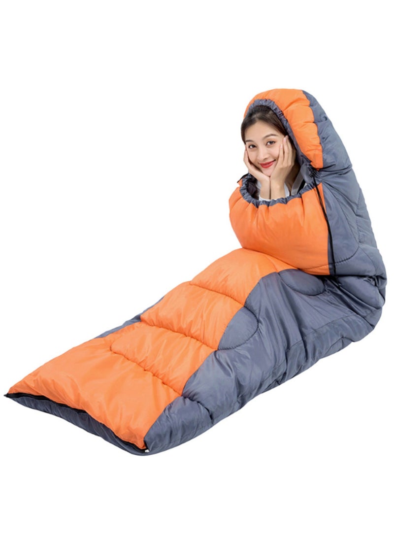 Manful Hooded Envelope Sleeping Bag for Outdoor Camping  - Image 1