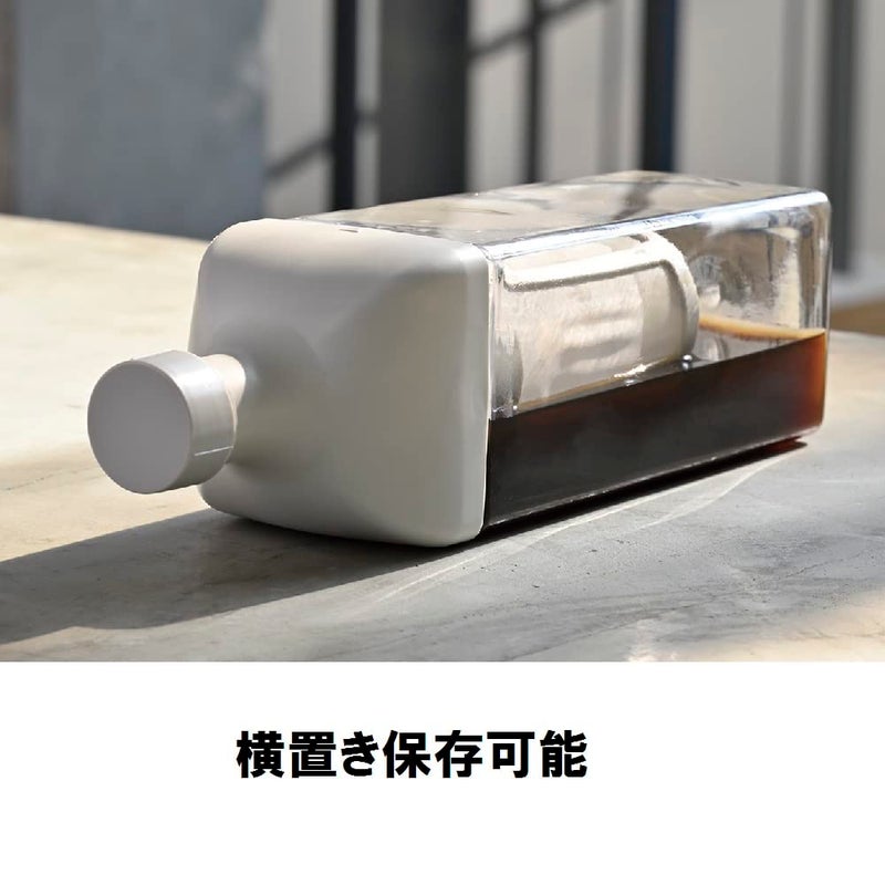 HARIO KAC-110-PGR Kirk Coffee Bottle, Practical Capacity, 33.8 fl oz (1,000 ml), Pale Gray, Made in Japan - Image 3