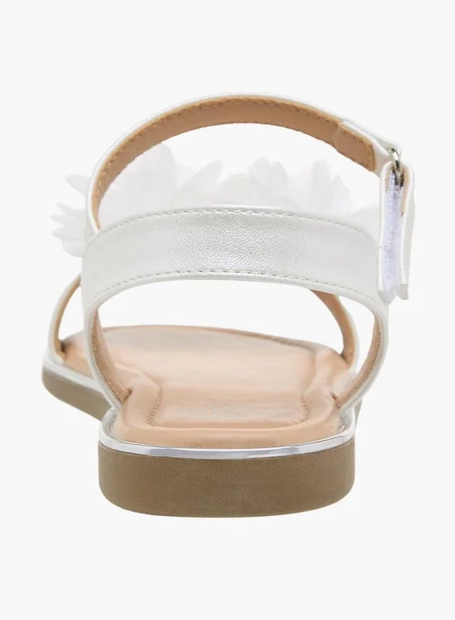 سيليست Girls Hook & Loop Flat Sandals