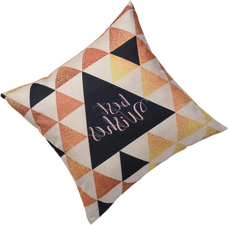 klarako Sofa Seat Cover Linen Pillowcase Decorative Pattern Cushion for M Simple - Image 1