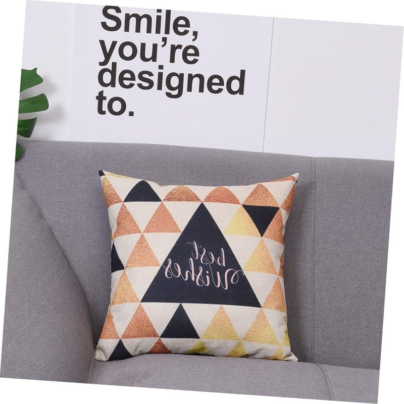 klarako Sofa Seat Cover Linen Pillowcase Decorative Pattern Cushion for M Simple - Image 5