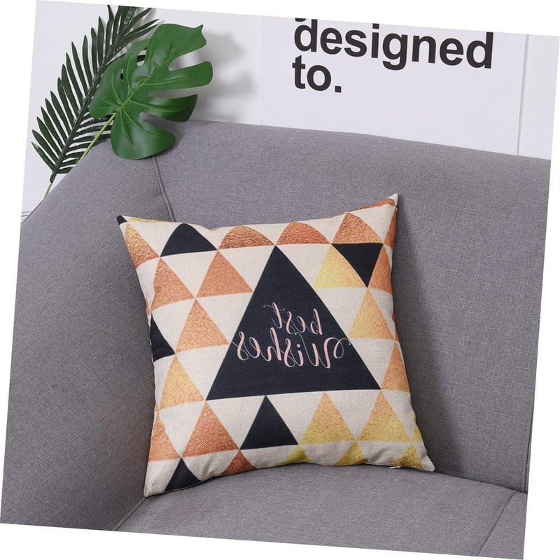 klarako Sofa Seat Cover Linen Pillowcase Decorative Pattern Cushion for M Simple - Image 3