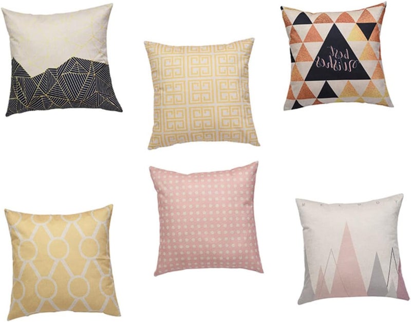 klarako Sofa Seat Cover Linen Pillowcase Decorative Pattern Cushion for M Simple - Image 4