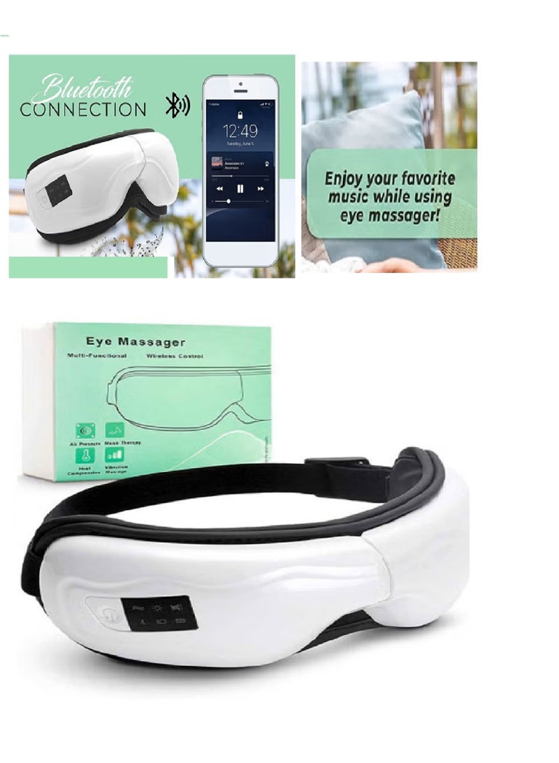 جهاز مساج وتدليك العين المبتكر متعدد الوظائف-  تحكم لاسلكي - Image 1