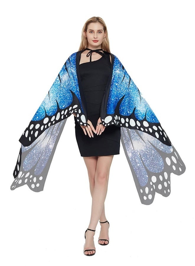 Women Butterfly Wings Shawl Fairy Girls Cape Dress Up Costume Accessory - Image 2