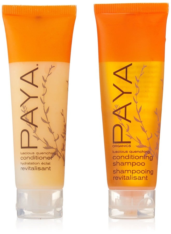 PAYA Organics Luscious Quenching Shampoo & Conditioner lot of 16 (8 of each) 1oz bottles